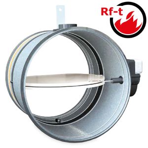 Brandklep Ø 315mm, handbediening met smeltlood bij 72°C + veer Brandklep Ø 315mm, handbediening met smeltlood bij 72°C + veer