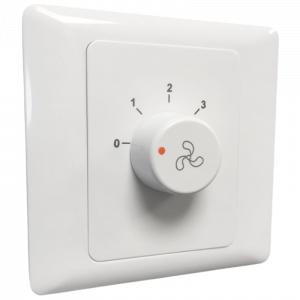  Blauberg aan/uit regelaar voor ventilatoren met meerdere snelheden - inbouw - 3 standen