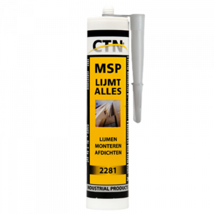 CTN MSP sterk verlijmende kit TRANSPARANT (2281TR)