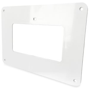 Kunststof afdekplaat voor kanaal 110 x 55mm Kunststof afdekplaat voor kanaal 110 x 55mm