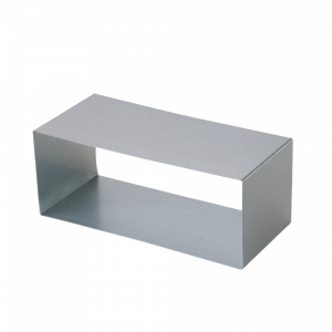 Rechthoekig (instort) koppelstuk voor kanalen - 100mm x 40mm - Staal