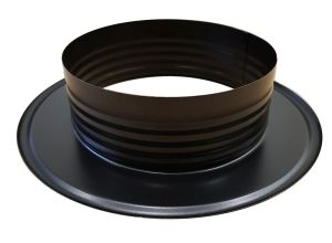 Afwerkrozet Ø150mm - zwart Afwerkrozet Ø150mm - zwart