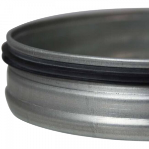 Deksel met rubberdichting voor spiraalbuis galva Ø 315mm 