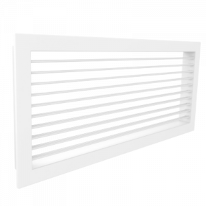 Wandrooster VTA-8110 (INBOUW) staal – met enkel instelbare schoepen - MAATWERK VENTIMA