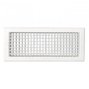 Wandrooster VTA-8110D (INBOUW) staal - 300x300mm – met dubbele instelbare schoepen