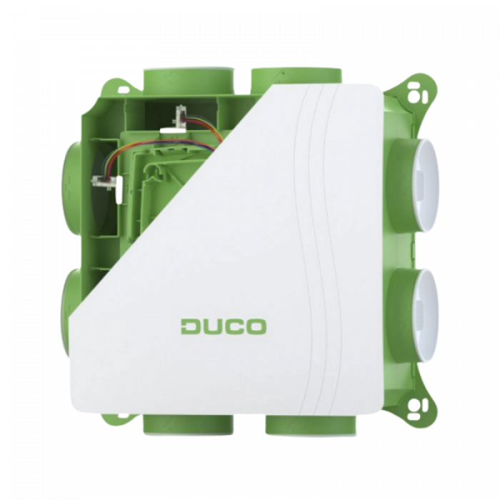 DucoBox Silent 2.0 All-In-One CO2 BD - 400 m3/h - Randaarde - ingebouwde vochtsensor + afstandsbediening RF + CO2 ruimtesensor