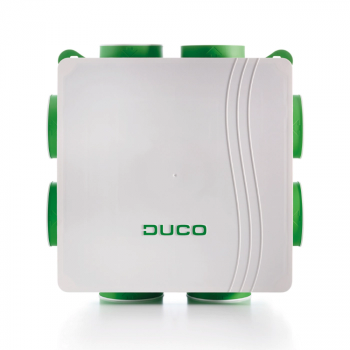 DucoBox Silent 2.0 woonhuisventilator (systeem C) - 400 m3/h - ingebouwde vochtsensor + randaarde stekker