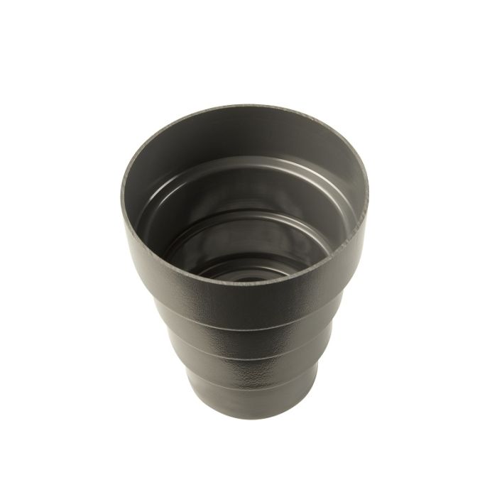 Verloop KS 110-100-90-75 grijs voor Ventube dakdoorvoer 110