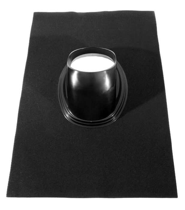 Universele dakpan 25 - 45° graden voor doorvoer Ø180