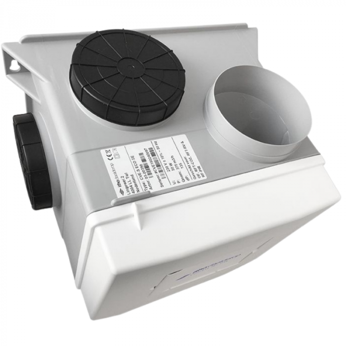 Itho Daalderop Optima CVE-S ECO HE - woonhuisventilator - 468 m3/h - randaarde & extra perilex - ingebouwde vochtsensor + RFT CO2 sensor Itho Daalderop Optima CVE-S ECO HE - woonhuisventilator - 468 m3/h - randaarde & extra perilex - ingebouwde vochtsensor + RFT CO2 sensor