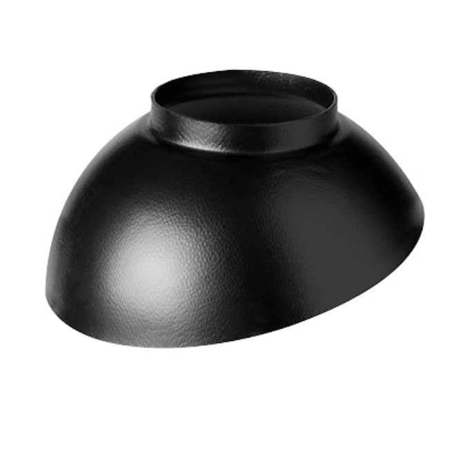 Schaal 110 zwart voor vlak-hellend dak 5 - 25 graden (0544183) Schaal 110 zwart voor vlak-hellend dak 5 - 25 graden (0544183)