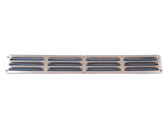 Aluminium schoepenrooster opbouw 500 x 65mm - ALU (1-5006A)