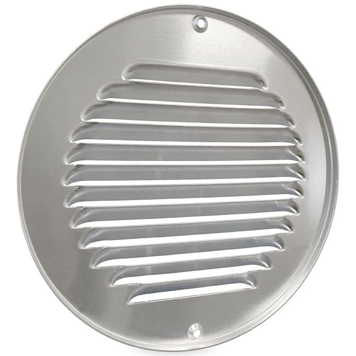Aluminium rond schoepenrooster ALU opbouw - 175mm (1-R175A)