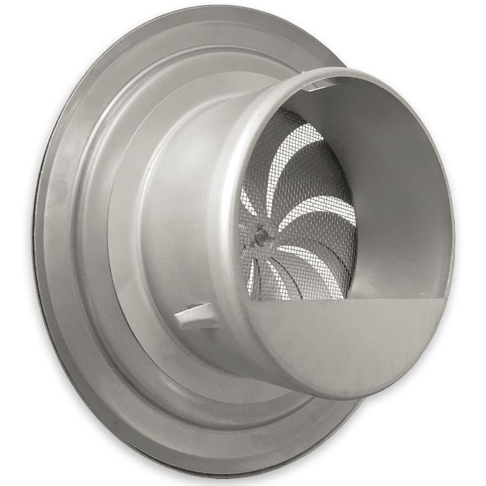 Afsluitbaar rooster/ventiel rond Ø150mm - Geborsteld RVS Afsluitbaar rooster/ventiel rond Ø150mm - Geborsteld RVS