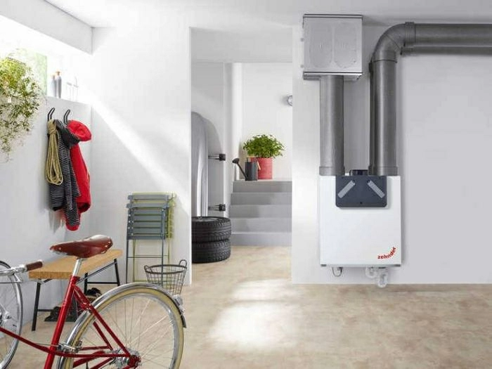 Zehnder Stork ComfoAir E400 RH RF WTW unit - luchttoevoer rechts - randaarde stekker - RF voorbereid - 400 m3/h