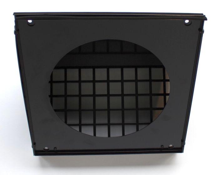 Gevelkap aluminium - hoge doorlaat (geschikt voor WTW) - voor buis 200 t/m 250mm - Zwart