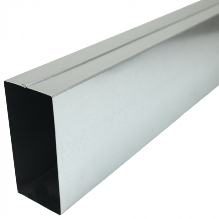 Rechthoekig (instort) kanaal 100 x 40mm - staal - 900mm