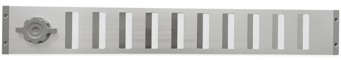 Aluminium afsluitbaar schuifrooster opbouw 650 x 90mm - ALU