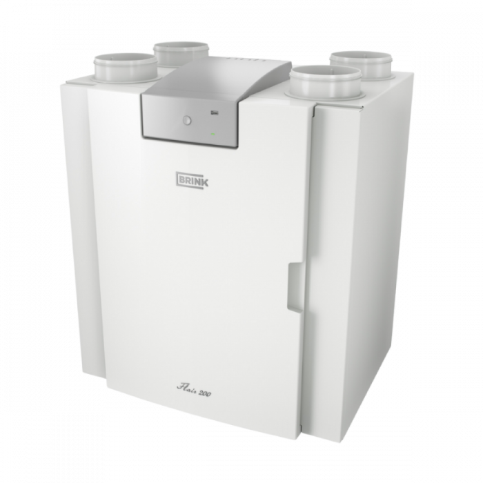 Brink Flair 200 WTW unit - 4b rechteruitvoering - met enthalpiewisselaar - 225 m3/h Brink Flair 200 WTW unit - 4b rechteruitvoering - met enthalpiewisselaar - 225 m3/h