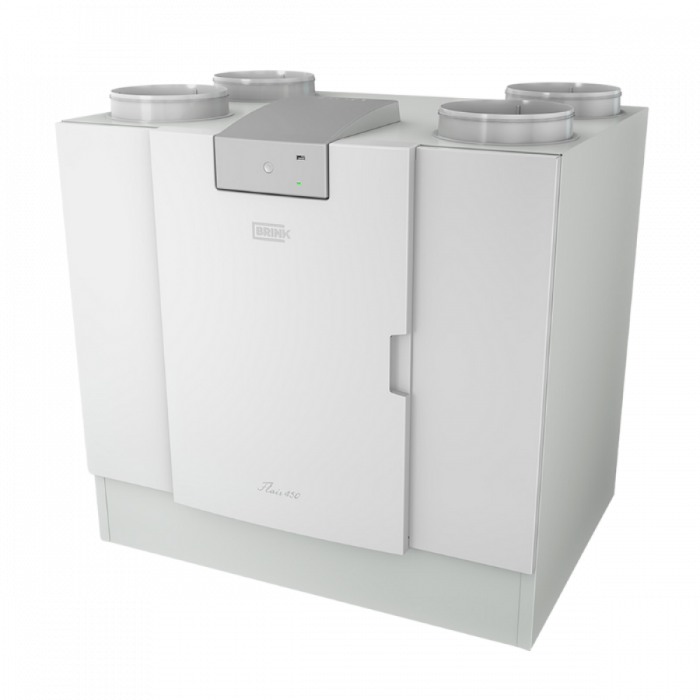 Brink Flair 450 WTW unit - 4b rechteruitvoering - met enthalpiewisselaar - 450 m3/h