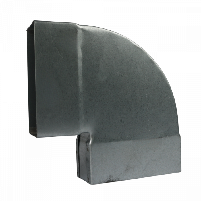 Rechthoekige (instort) bocht 90º horizontaal - 100mm x 40mm