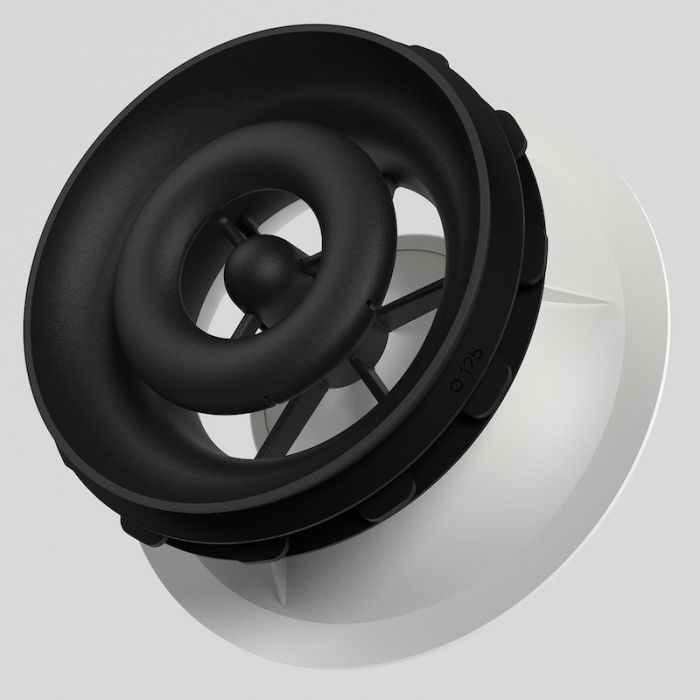 Pradovent -trim- Ø 125mm design ventiel (toevoer & afvoer)