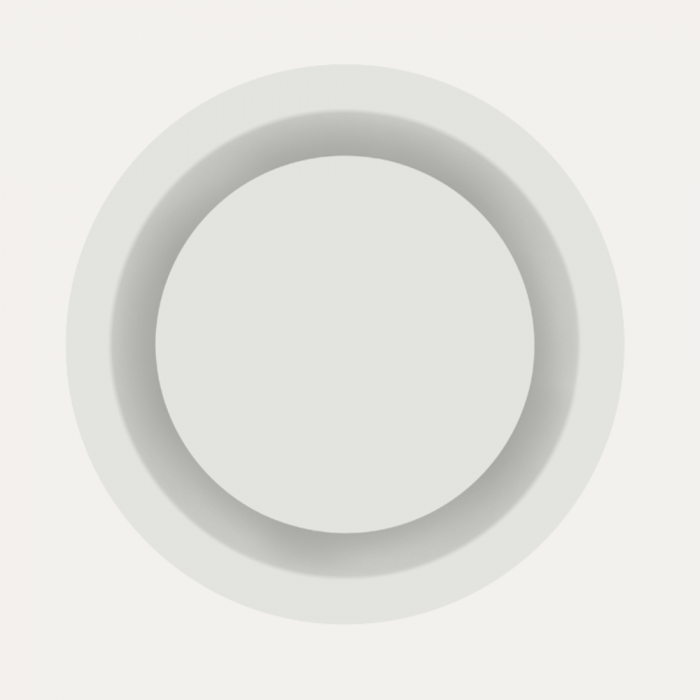 Pradovent -trim- Ø 100mm design ventiel (afvoer) - 50 m3/h