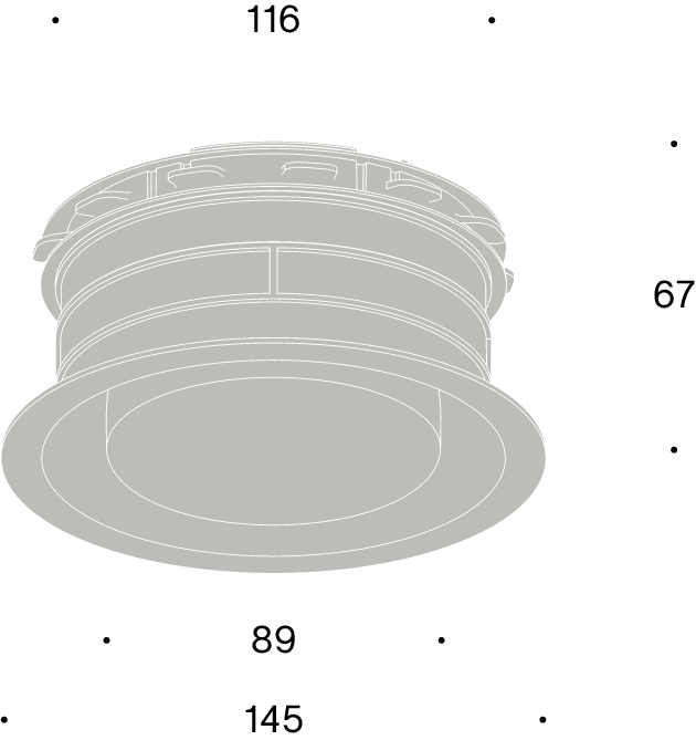 Pradovent - trim - Ø 125mm design ventiel (afvoer) - Zwart Pradovent - trim - Ø 125mm design ventiel (afvoer) - Zwart