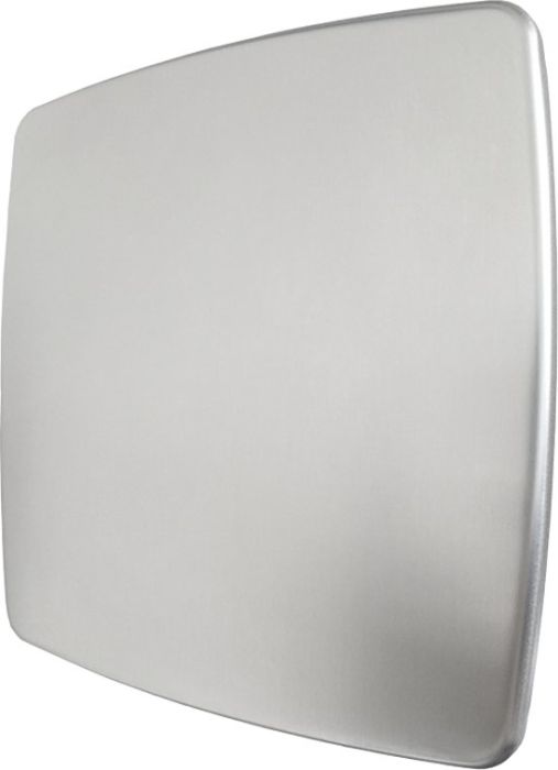 Design ventilatierooster vierkant (afvoer & toevoer) Ø100mm - RVS *Bold-Line*