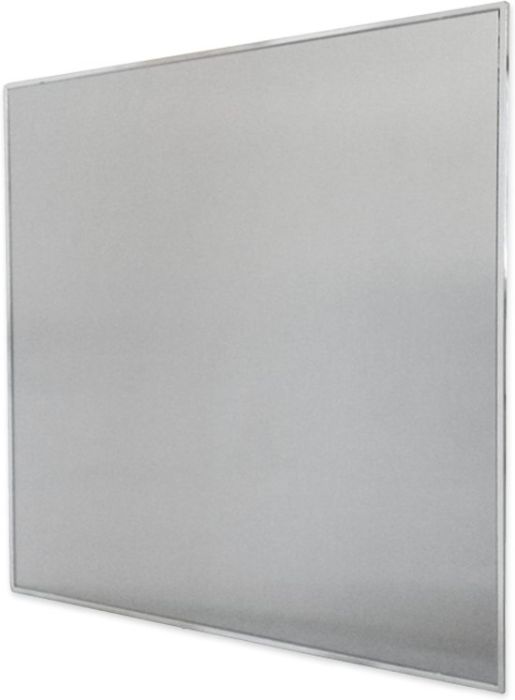 Whisper Design ventilatierooster vierkant (afvoer & toevoer) Ø100mm - RVS vlak