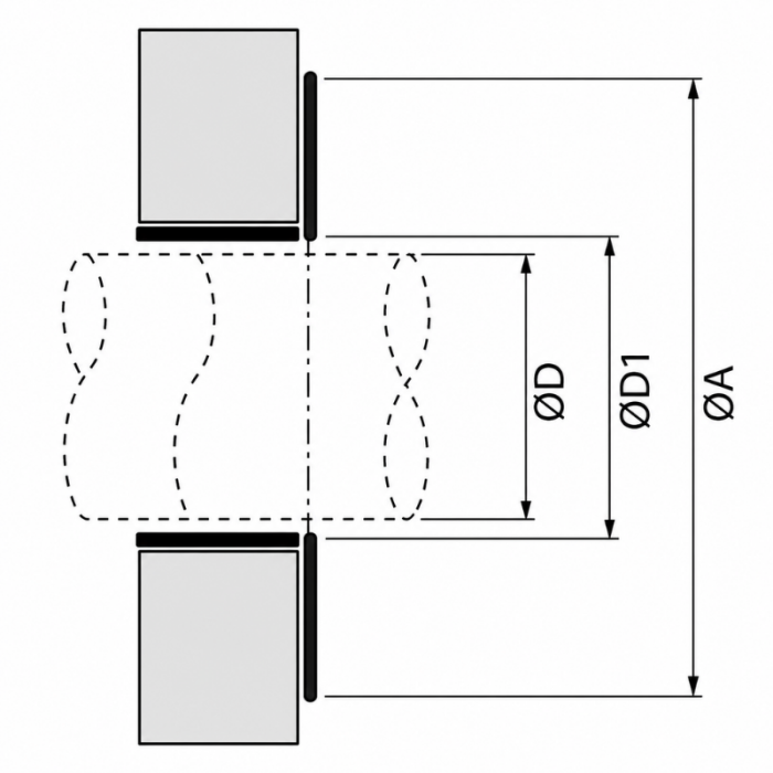 Afwerkrozet Ø125mm - RVS Afwerkrozet Ø125mm - RVS