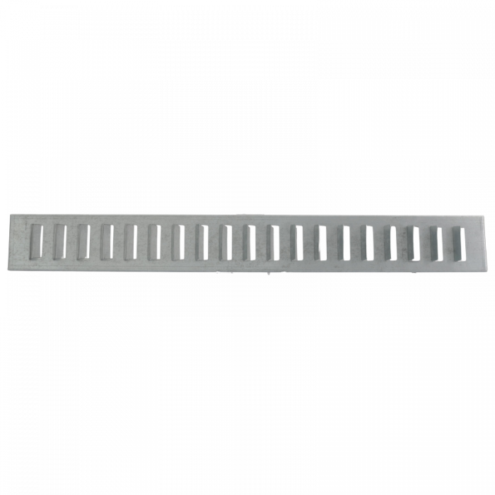 Volumeregelaar - recht - staal - voor kanaalrooster (BxH) 525 x 125 mm