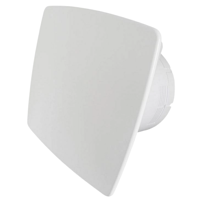 Whisper pro-design badkamer ventilator - Ø100mm - met nalooptimer en vochtsensor - bold line - kunststof - wit Whisper pro-design badkamer ventilator - Ø100mm - met nalooptimer en vochtsensor - bold line - kunststof - wit