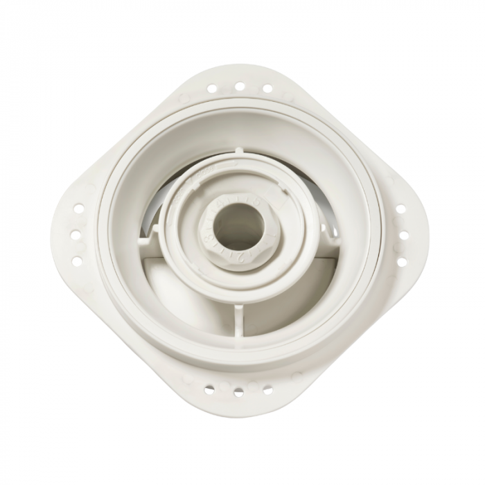 NoShow designventiel Ø 125mm stretch voor spanplafond - toevoer/afvoer - Wit