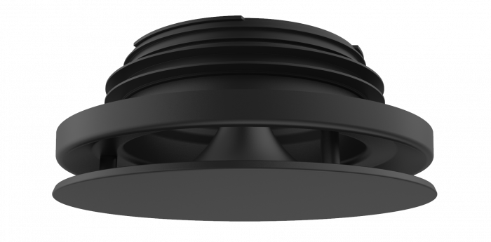 Vent-Axia Uniflexplus+ RV 125  - toevoer/afvoer ventiel - kunststof - Zwart