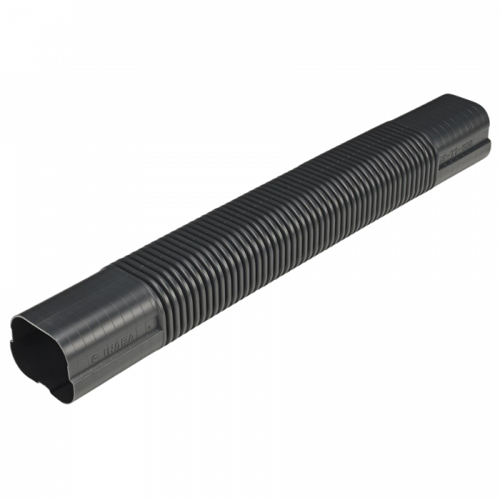 Airco flexibele goot - lengte 500mm - Antraciet