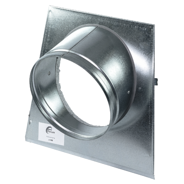 "EasyPlenum" voor LUCHTAFVOER - aansluiting 200mm - met geperforeerd rooster "EasyPlenum" voor LUCHTAFVOER - aansluiting 200mm - met geperforeerd rooster
