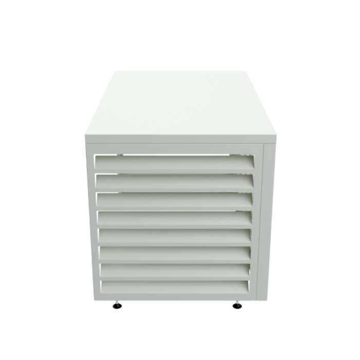 Aircover 1000 - RAL9016 - Luxe (airco) buitenunit omkasting - 100 x 65 x 50 cm Aircover 1000 - RAL9016 - Luxe (airco) buitenunit omkasting - 100 x 65 x 50 cm