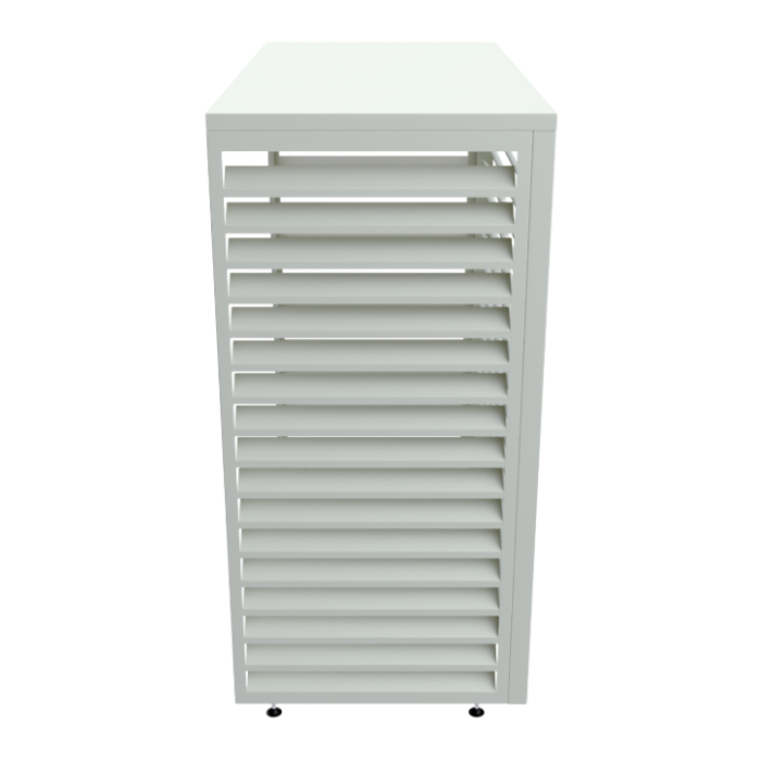 Aircover 1200 - RAL9016 - Luxe (airco) buitenunit omkasting - 120 x 110 x 65 cm