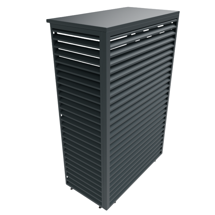Aircover Sky - RAL7016 - Luxe (airco) buitenunit omkasting - 120 x 160 x 65 cm Aircover Sky - RAL7016 - Luxe (airco) buitenunit omkasting - 120 x 160 x 65 cm