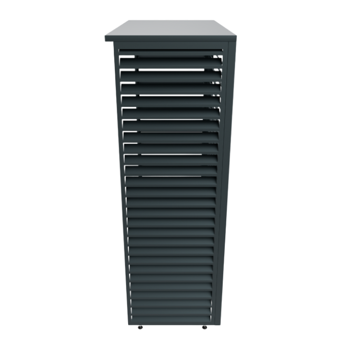 Aircover Sky - RAL7016 - Luxe (airco) buitenunit omkasting - 120 x 160 x 65 cm Aircover Sky - RAL7016 - Luxe (airco) buitenunit omkasting - 120 x 160 x 65 cm