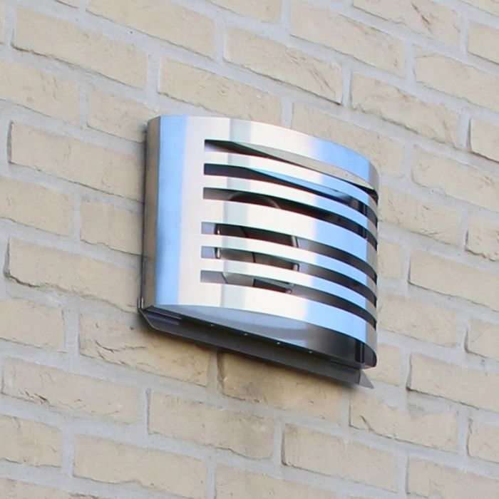 Design gevelkap PREMIUM LINE -ALFA- Ø 150mm met terugslagklep - RVS