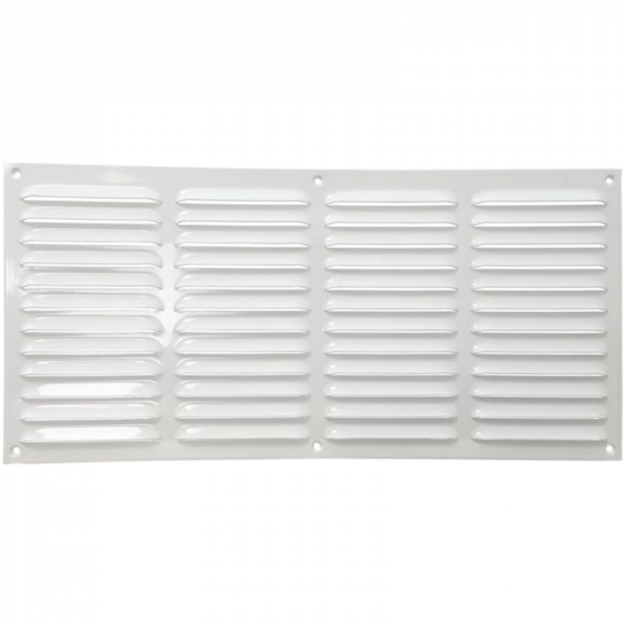 Aluminium schoepenrooster opbouw 500 x 240mm - WIT (1-5024W)