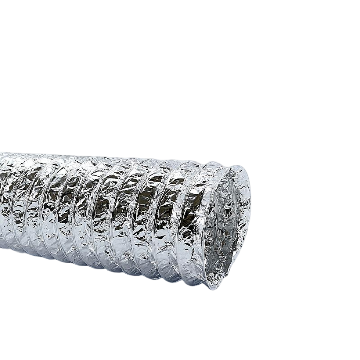 Flexibele ventilatieslang ongeïsoleerd  - aluminium - Ø 80mm - lengte 6 meter