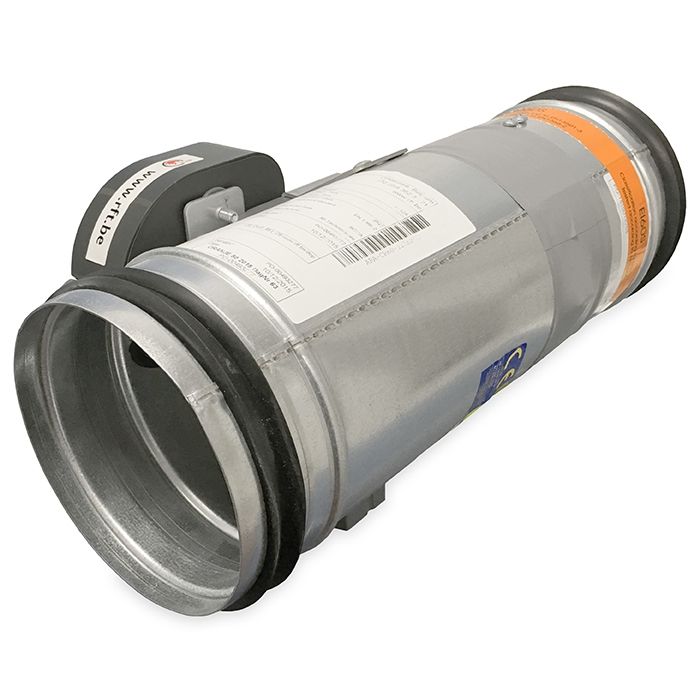 Brandklep Ø 125mm, handbediening met smeltlood bij 72°C + veer