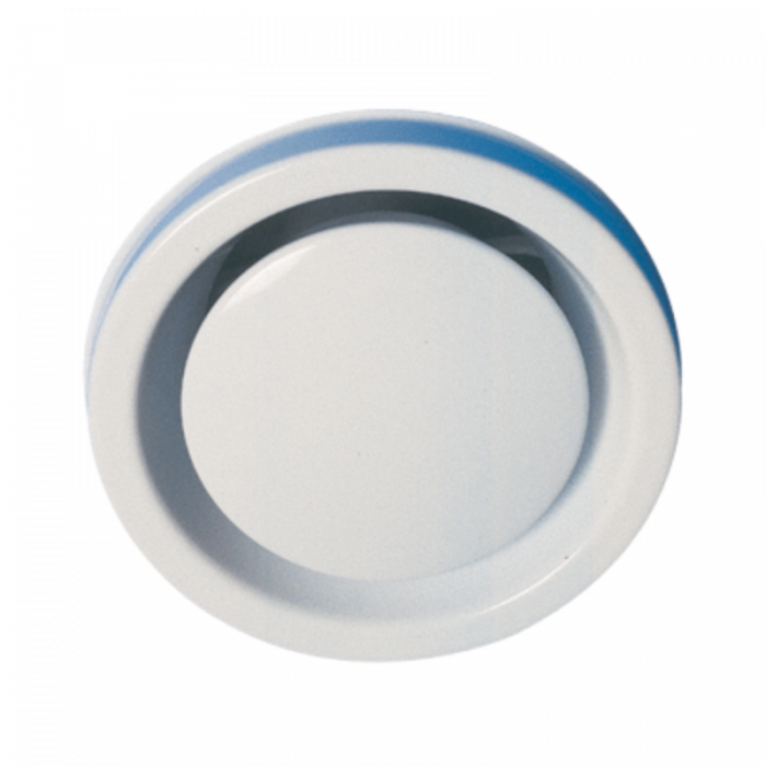 Brandwerend afvoerventiel rond - Ø 100mm - wit