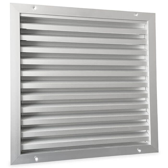 Lamellenrooster VTA-701 (INBOUW) – aluminium - Z-lamel - MAATWERK VENTIMA