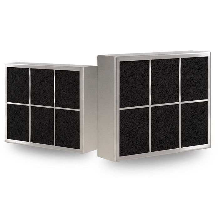 PuriVent CARRE filter voor inbouw afzuigkap - 625 m3/h - 350 x 250mm - aansluiting Ø 120mm PuriVent CARRE filter voor inbouw afzuigkap - 625 m3/h - 350 x 250mm - aansluiting Ø 120mm