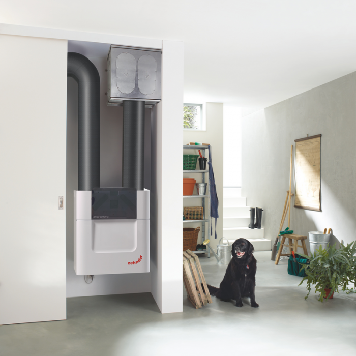 Zehnder Stork ComfoAir Q350 WTW unit NL L VV ST - Linkeruitvoering - Met voorverwarmer