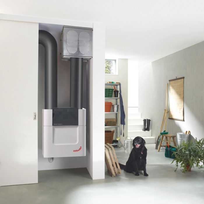 Zehnder Stork ComfoAir Q450 WTW unit NL R VV ST RF - Rechteruitvoering - Met voorverwarmer - RF voorbereid